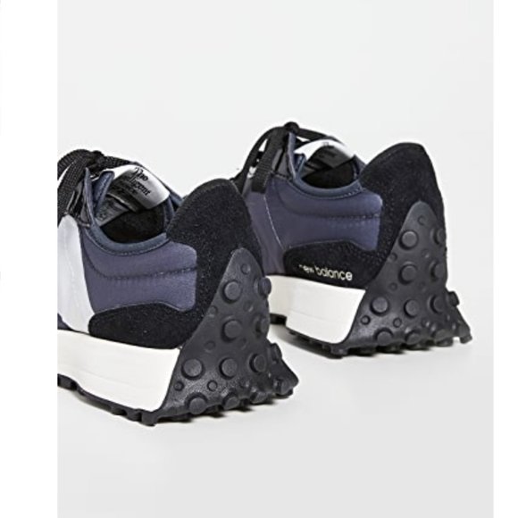 New Balance Shoes New Balance 327 Classic Trainers Black Suede 65